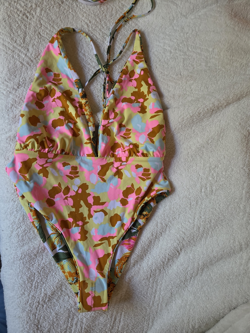 Maaji Floral One Piece Swimsuit Reversable